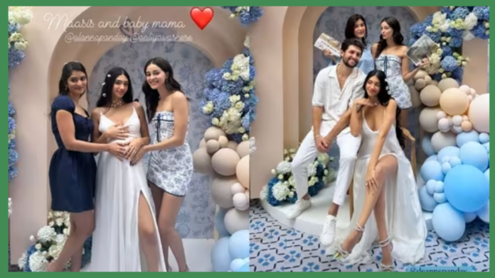 Alana Pandey shared INSIDE PICS of baby shower, posed a lot with Ananya-Shanaya-Alizeh