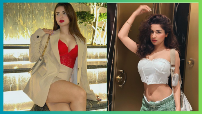 Avneet Kaur showed transparent bralette in open coat, s*xy and hot look captured on camera, see photos