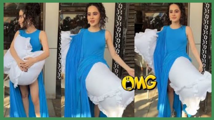 Urfi Javed Pillow Outfits : When Urfi wore a strange dress made of pillows, people took classes, watch video