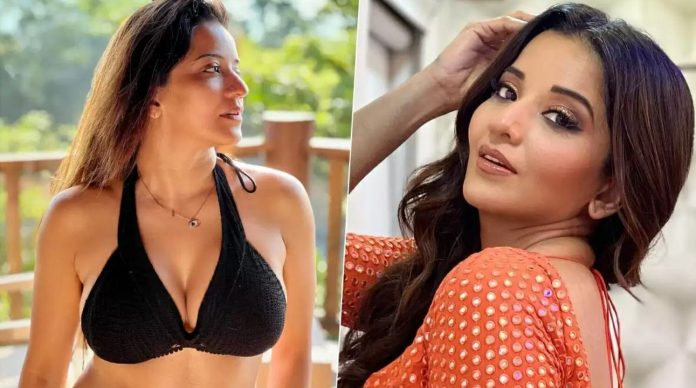 Monalisa Photos: Be it bikini or saree, Monalisa wreaks havoc in every look, see beautiful pictures of Bhojpuri actress here.