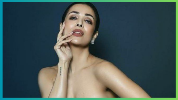 Malaika Arora did a hot photoshoot with stars wrapped around her body, posed like this while topless