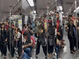 Metro Dance Video: Young men seen dancing in black suits, making videos of girls dancing