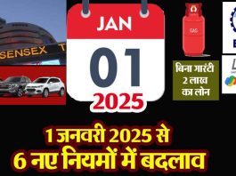 New Rule 2025 : These 10 big rules will change from January 1, 2025, know what will be the impact on your pocket