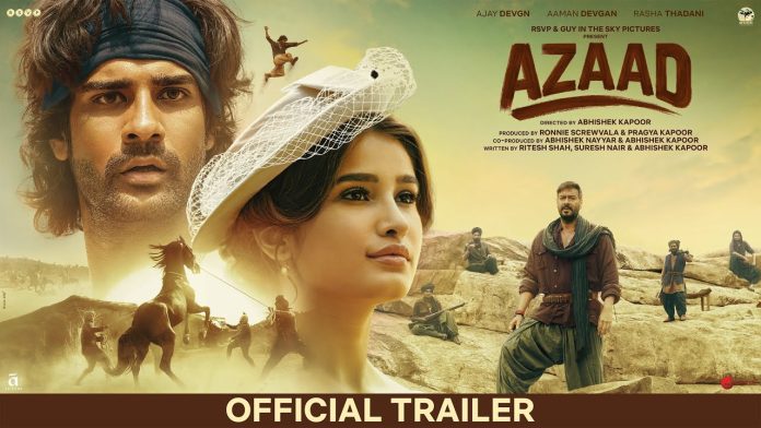 Azaad Trailer : Aman-Rasha's chemistry, Ajay Devgan's magic will be seen, 'Azaad' trailer released