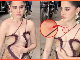 Urfi Javed Video Viral : Love bite on Urfi Javed's chest, clothes revealed the truth, users are asking questions - who kissed?