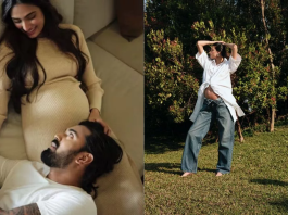 Athiya Shetty got a photoshoot done while standing in the garden, you can't take your eyes off her cute baby bump