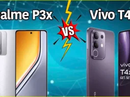 Realme P3x VS Vivo T4x : Which budget phone is best for you? Check details