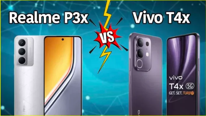 Realme P3x VS Vivo T4x : Which budget phone is best for you? Check details